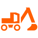 Excavadoras sobre Neumáticos