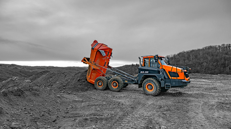 Camiones Mineros DEVELON Camión articulado DA30-5