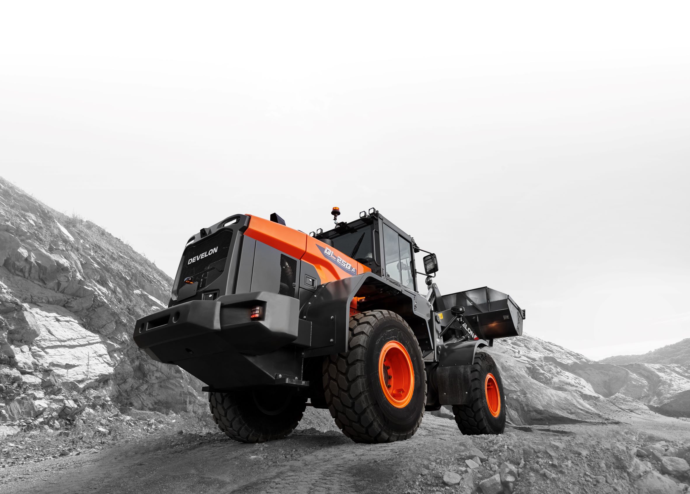 Cargadores Frontales DEVELON DL250A-7M - Detalle de cabina