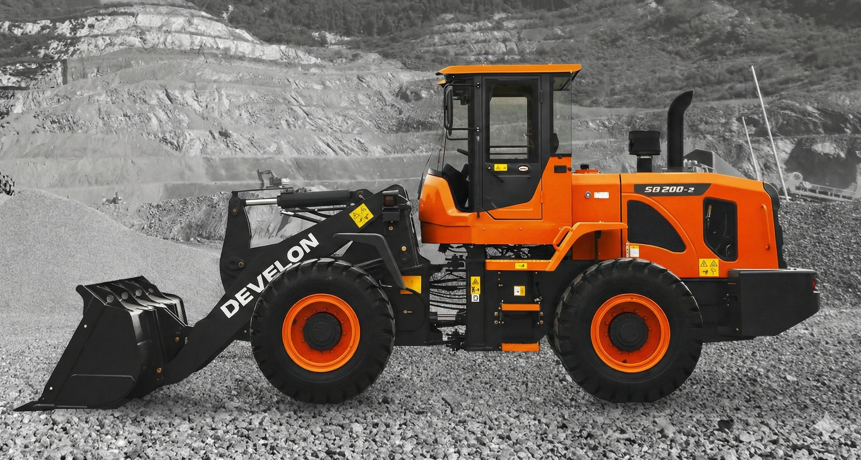 Cargadores Frontales DEVELON SD200-2-quarry