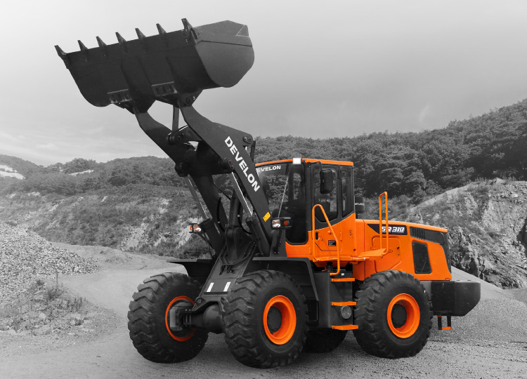 Cargadores Frontales DEVELON SD310 - Vista lateral