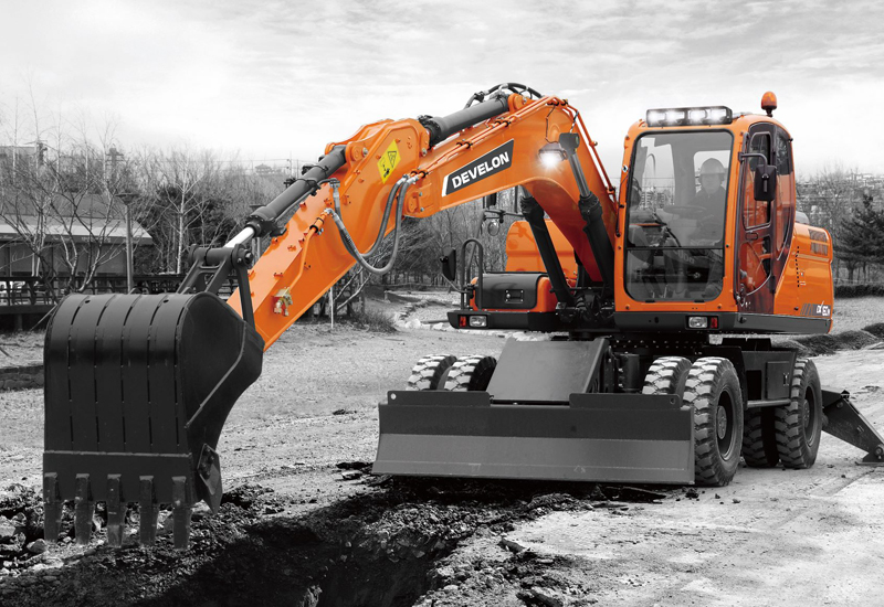 Excavadoras sobre Neumáticos DEVELON Imagen