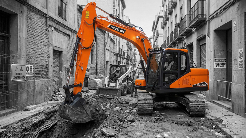 Excavadoras sobre Orugas DEVELON Excavadora DX140LCA