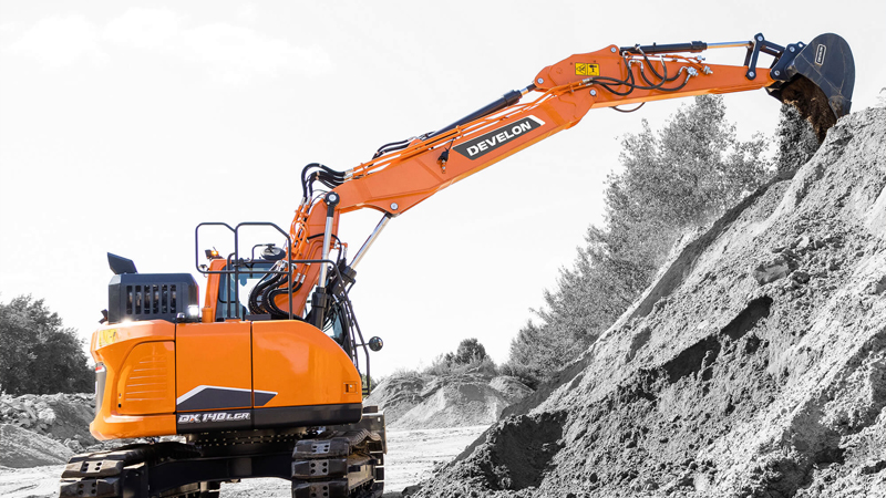 Excavadoras sobre Orugas DEVELON Excavadora DX140LCR-7
