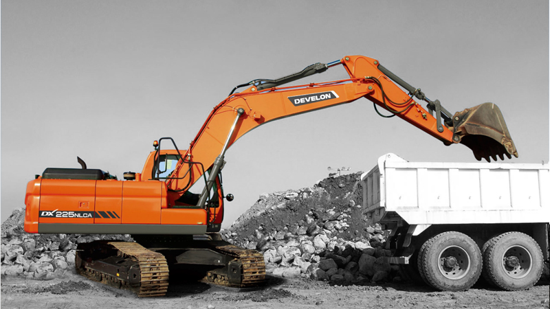 Excavadoras sobre Orugas DEVELON Excavadora DX225NLCA