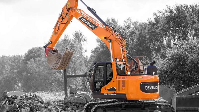 Excavadoras sobre Orugas DEVELON Excavadora DX235LCR-7