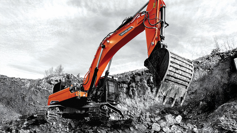 Excavadoras sobre Orugas DEVELON Excavadora DX530LC-7(K)