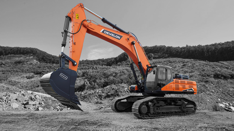 Excavadoras sobre Orugas DEVELON Excavadora DX530LC-7M