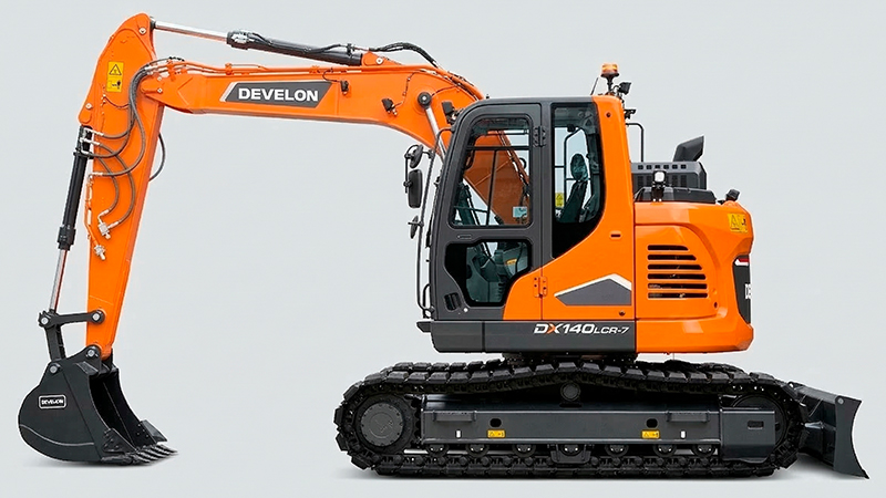 Excavadoras sobre Orugas DEVELON Excavadora DX140LCR-7