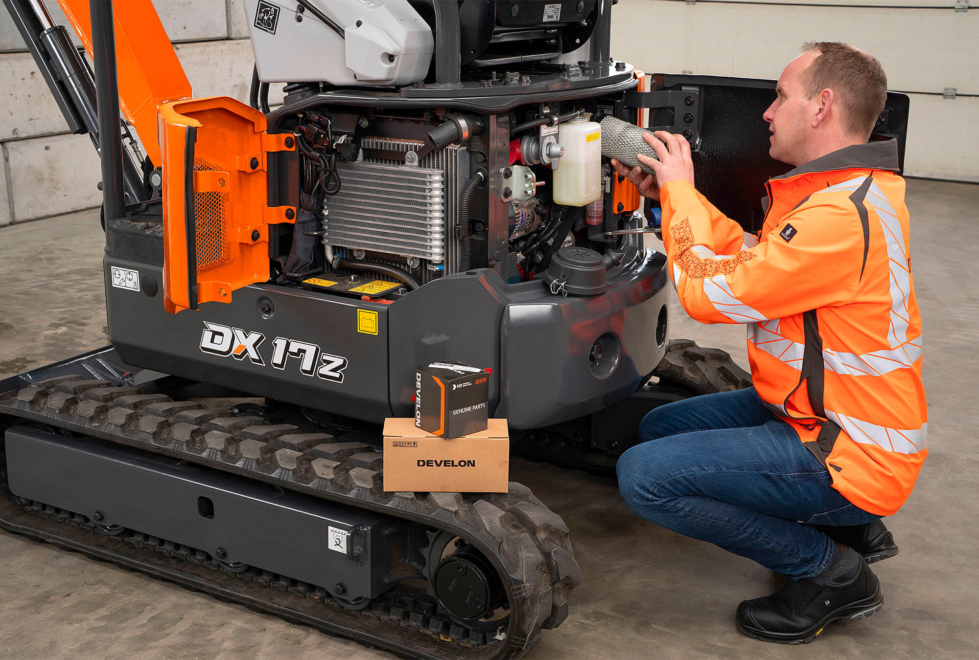 Miniexcavadoras DEVELON Imagen