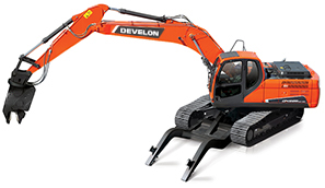 Aplicaciones Especiales DEVELON Desmantelador de Autos DX225 CD