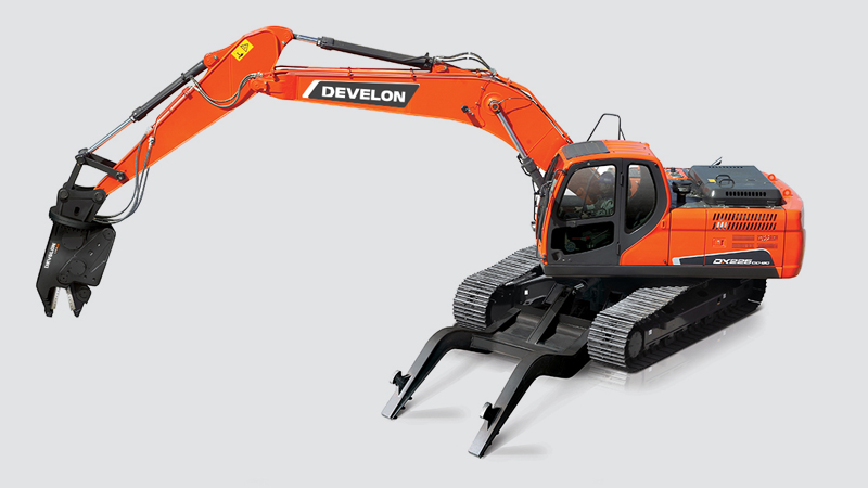 Aplicaciones Especiales DEVELON Desmantelador de Autos DX225 CD