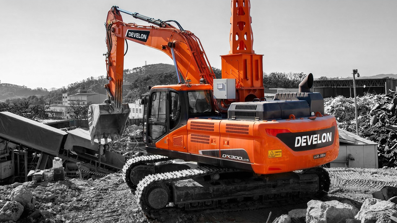 Aplicaciones Especiales DEVELON Excavadora eléctrica DX300-E