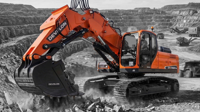 Aplicaciones Especiales DEVELON Pala Frontal DX420 FS