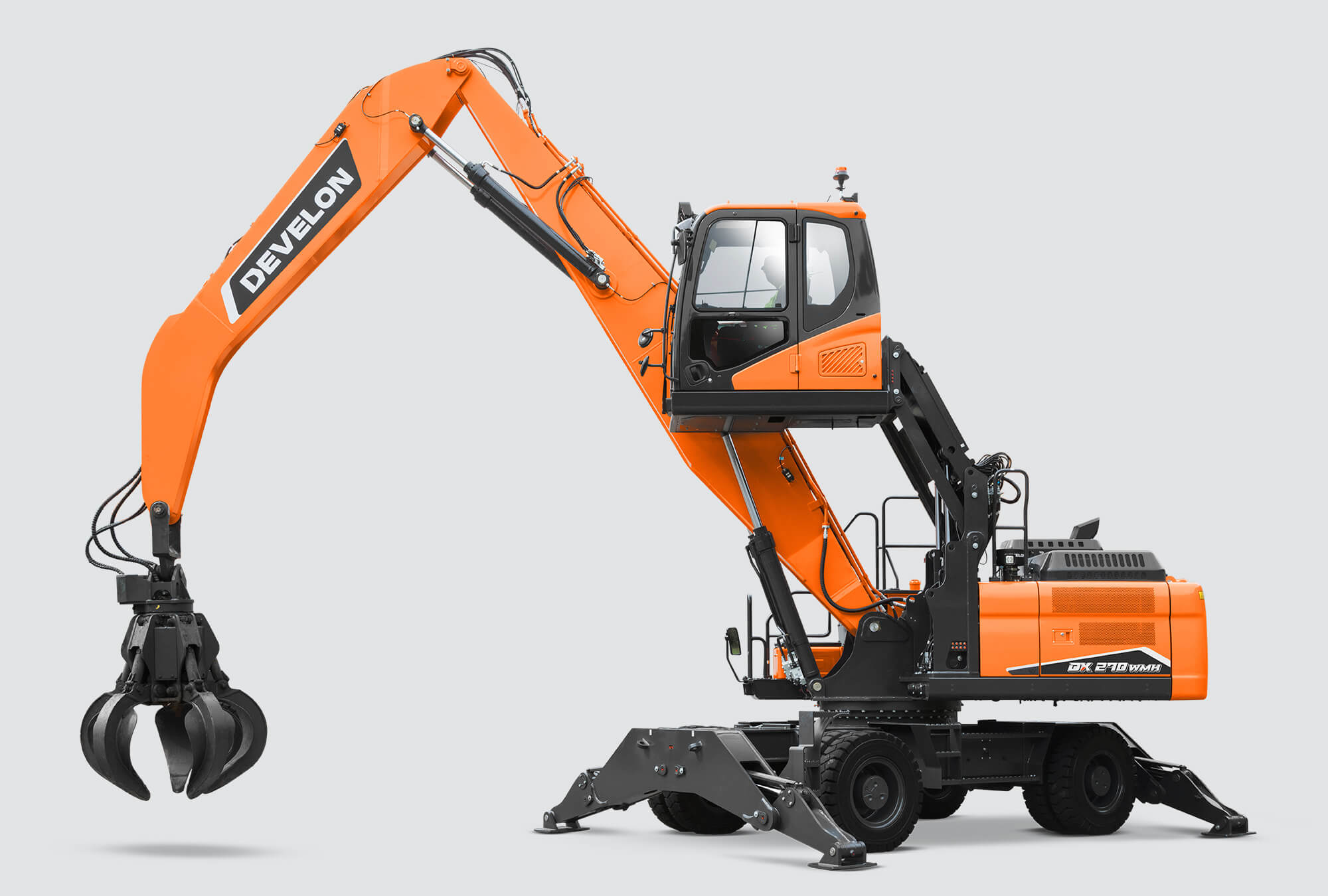 Aplicaciones Especiales DEVELON Manipulador de Materiales DX210W MH