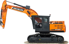 Aplicaciones Especiales DEVELON Máquina Forestal DX225 FM