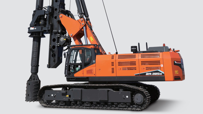 Aplicaciones Especiales DEVELON Perforadora rotativa DR305 H